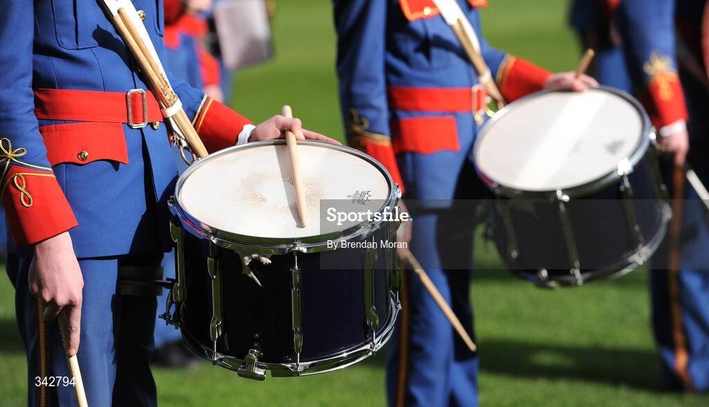 17 March 2009; A general view of the Artane Band. AIB All-Ireland Senior Club Hurling Championship Final, Portumna, Co. Galway v De La Salle, Waterford, Croke Park, Dublin. Picture credit: Brendan Moran / SPORTSFILE