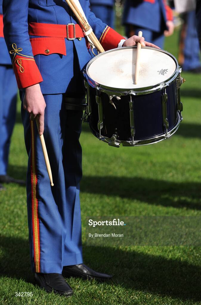 17 March 2009; A general view of the Artane Band. AIB All-Ireland Senior Club Hurling Championship Final, Portumna, Co. Galway v De La Salle, Waterford, Croke Park, Dublin. Picture credit: Brendan Moran / SPORTSFILE