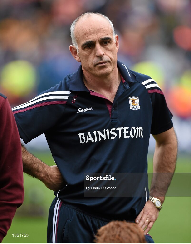 6 September 2015; Galway manager Anthony Cunningham reacts after defeat to Kilkenny. GAA Hurling All-Ireland Senior Championship Final, Kilkenny v Galway, Croke Park, Dublin. Picture credit: Diarmuid Greene / SPORTSFILE