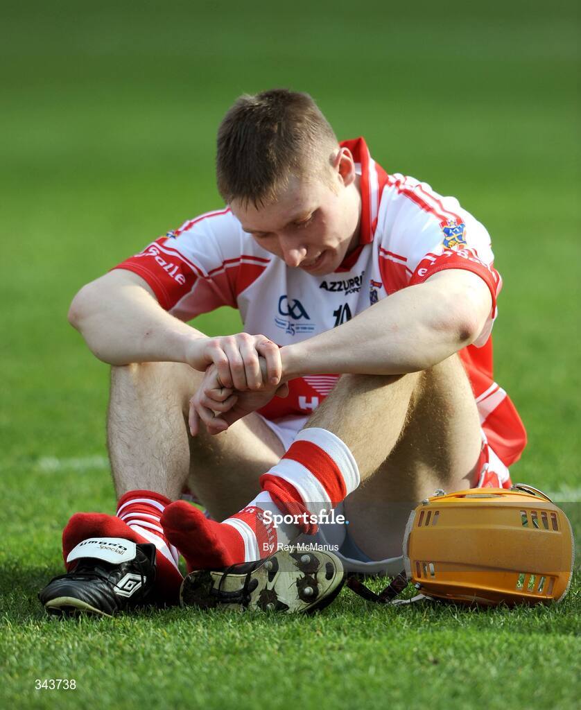 17 March 2009; Paidi Nevin, De La Salle, after the game. AIB All-Ireland Senior Club Hurling Championship Final, Portumna, Co. Galway, v De La Salle, Waterford, Croke Park, Dublin. Picture credit: Ray McManus / SPORTSFILE