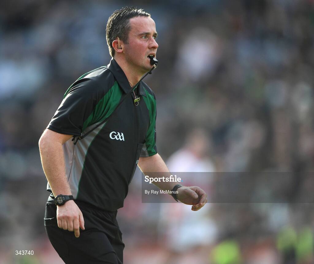 17 March 2009; Referee James McGrath, Westmeath. AIB All-Ireland Senior Club Hurling Championship Final, Portumna, Co. Galway, v De La Salle, Waterford, Croke Park, Dublin. Picture credit: Ray McManus / SPORTSFILE