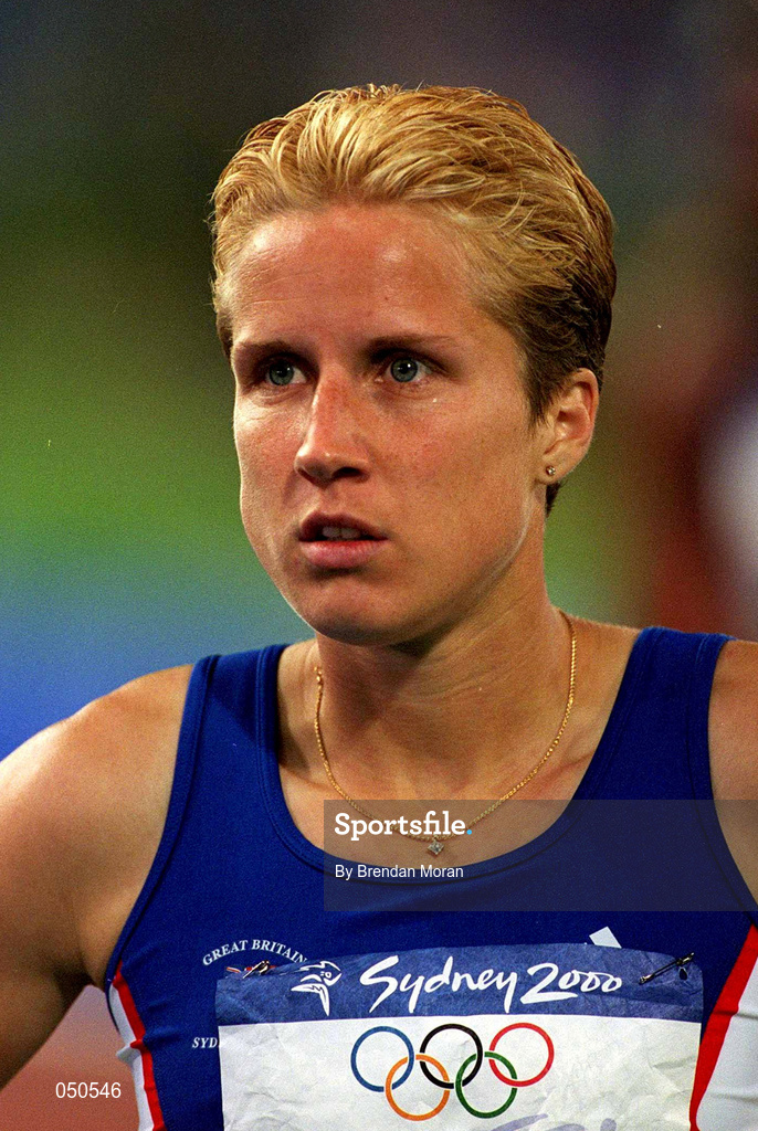 23 September 2000; CKatharine Merry, Great Britain, Womens 400m, Stadium Australia, Sydney Olympic Park, Homebush Bay, Sydney, Australia. Photo by Brendan Moran/Sportsfile