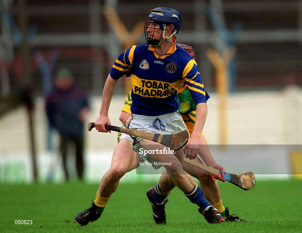 30 October 2000; Edward Geary of Patrickswell during the AIB Munster Club Hurling Championship match between Patrickswell and Toomevara at Semple Stadium in Thurles, Tipperary. Photo by Ray McManus/Sportsfile