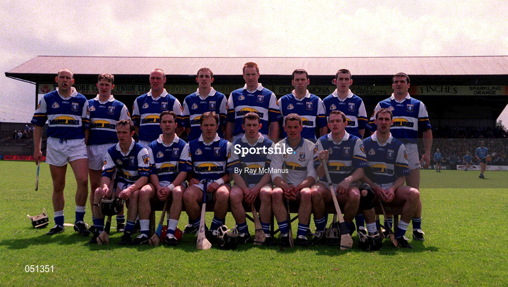 5 June 2000; Laois team ahead of the Guinness Leinster Senior Hurling Championship Play-off replay between Laois and Dublin at O'Connor Park in Tullamore, Offaly. Photo by Ray Lohan/Sportsfile