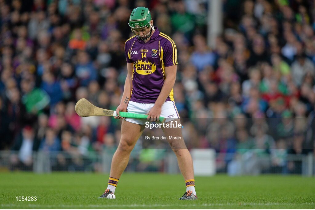 12 September 2015; Conor McDonald, Wexford. Bord Gais Energy GAA Hurling All-Ireland U21 Championship Final, Limerick v Wexford, Semple Stadium, Thurles, Co. Tipperary. Picture credit: Brendan Moran / SPORTSFILE