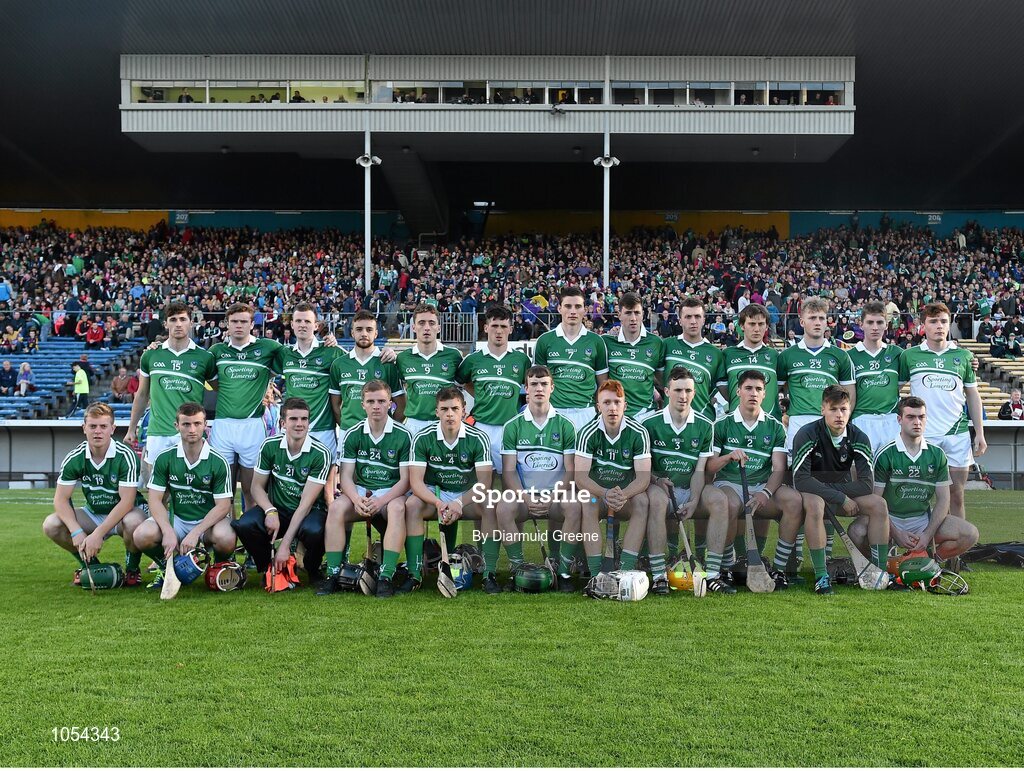 12 September 2015; The Limerick squad. Bord Gais Energy GAA Hurling All-Ireland U21 Championship Final, Limerick v Wexford, Semple Stadium, Thurles, Co. Tipperary. Picture credit: Diarmuid Greene / SPORTSFILE