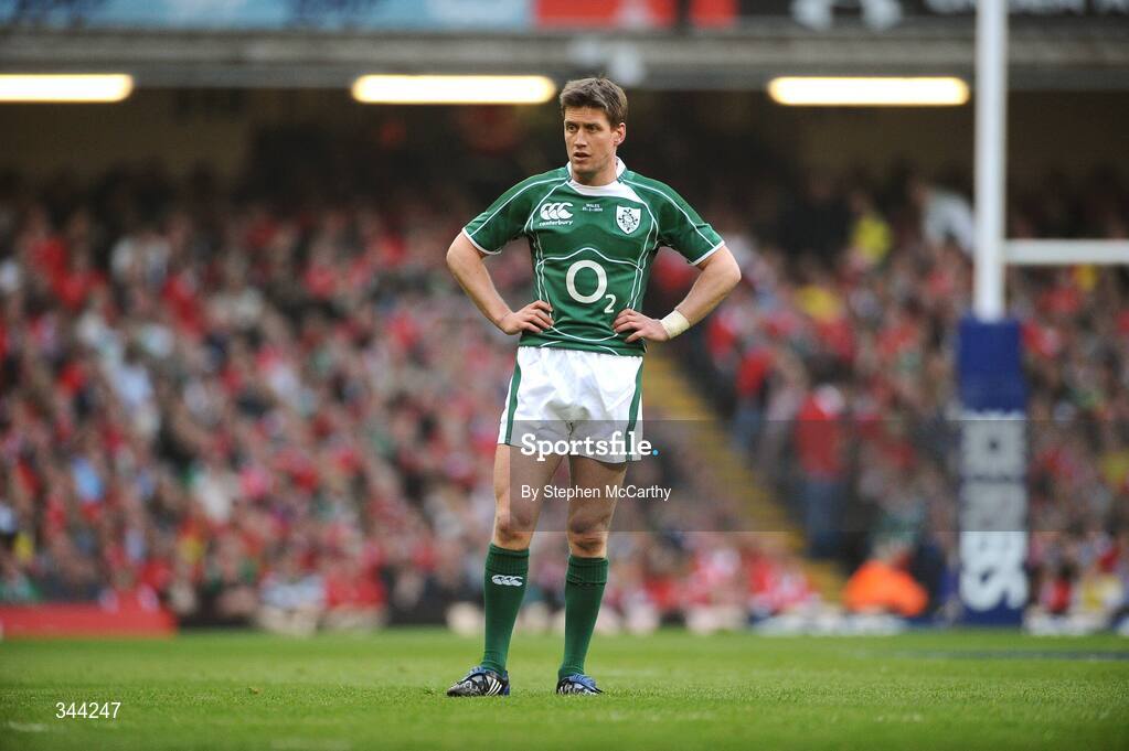 21 March 2009; Ireland's Ronan O'Gara. RBS Six Nations Championship, Wales v Ireland, Millennium Stadium, Cardiff, Wales. Picture credit: Stephen McCarthy / SPORTSFILE