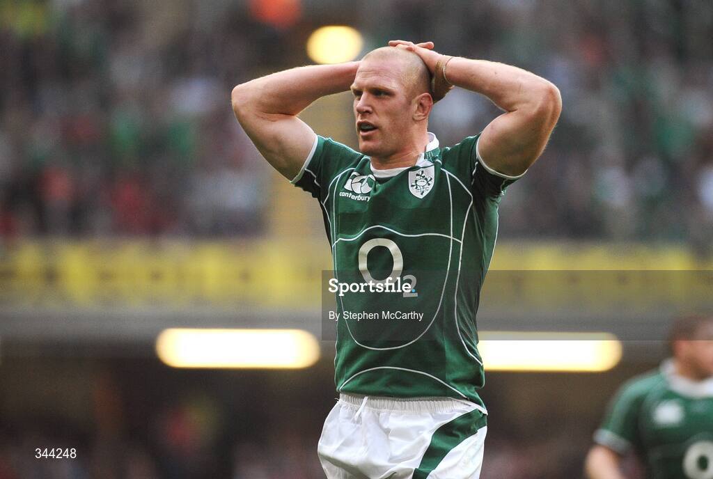 21 March 2009; Paul O'Connell, Ireland. RBS Six Nations Championship, Wales v Ireland, Millennium Stadium, Cardiff, Wales. Picture credit: Stephen McCarthy / SPORTSFILE
