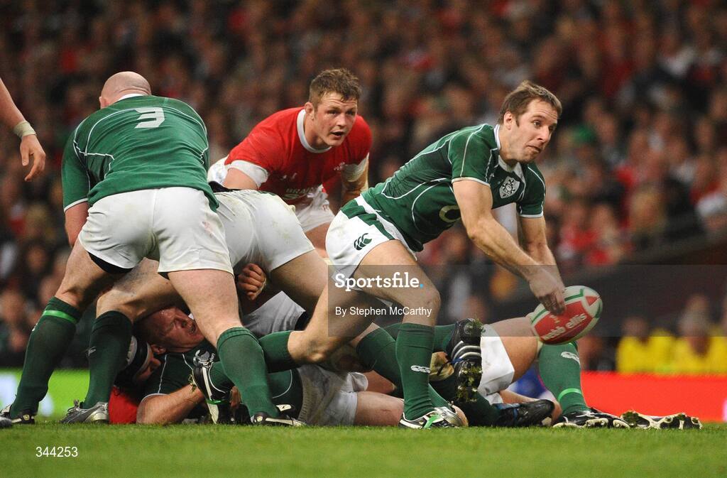21 March 2009; Tomas O'Leary, Ireland. RBS Six Nations Championship, Wales v Ireland, Millennium Stadium, Cardiff, Wales. Picture credit: Stephen McCarthy / SPORTSFILE