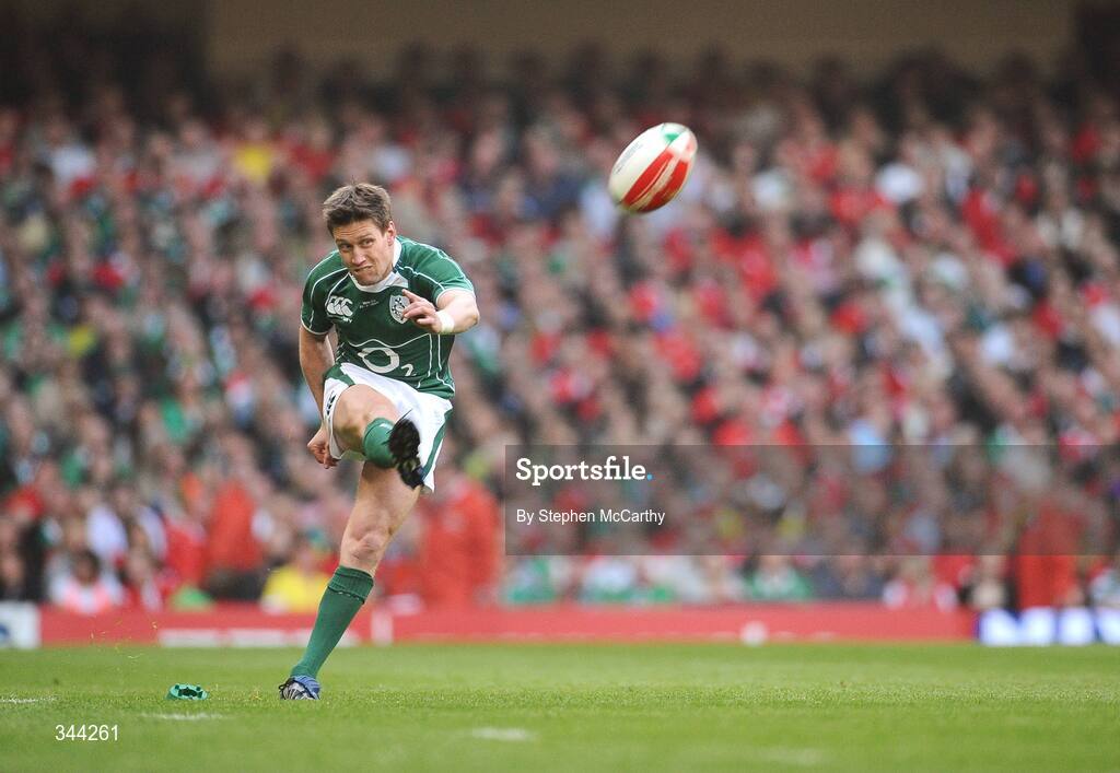 21 March 2009; Ronan O'Gara, Ireland. RBS Six Nations Championship, Wales v Ireland, Millennium Stadium, Cardiff, Wales. Picture credit: Stephen McCarthy / SPORTSFILE