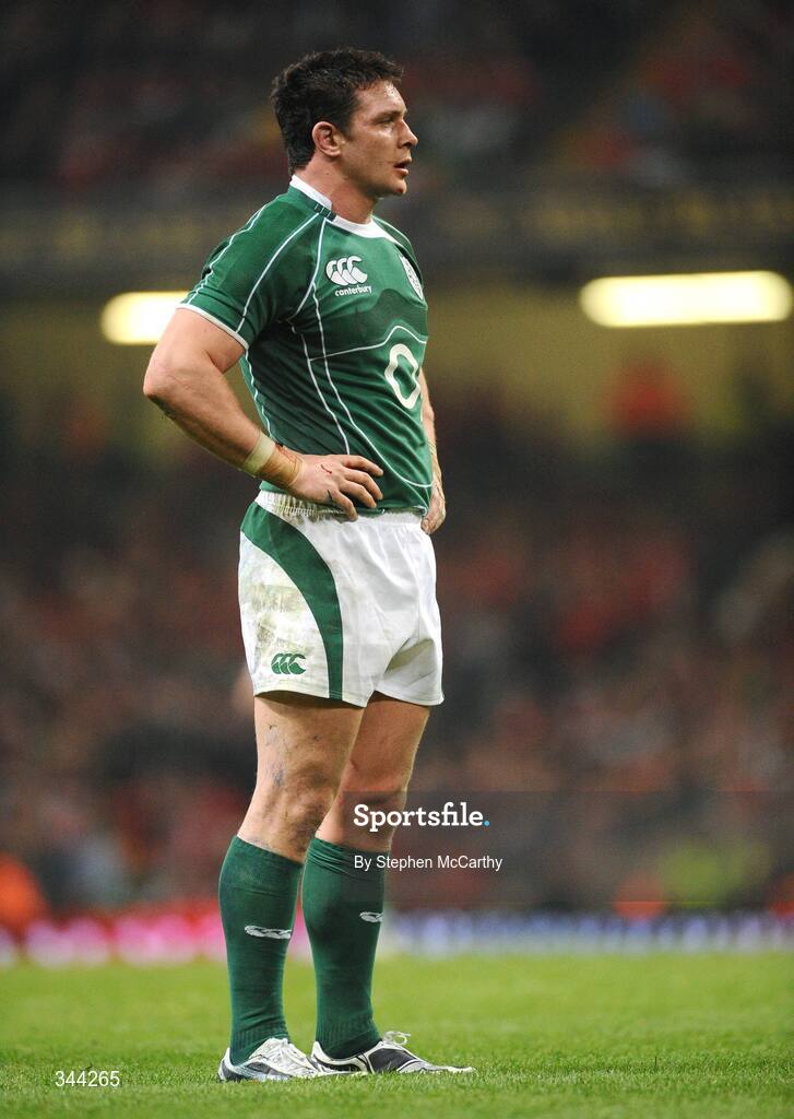 21 March 2009; David Wallace, Ireland. RBS Six Nations Championship, Wales v Ireland, Millennium Stadium, Cardiff, Wales. Picture credit: Stephen McCarthy / SPORTSFILE