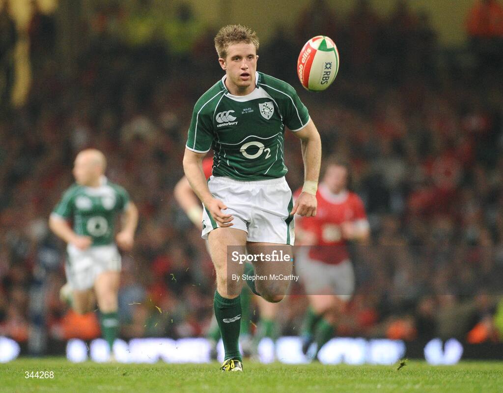 21 March 2009; Luke Fitzgerald, Ireland. RBS Six Nations Championship, Wales v Ireland, Millennium Stadium, Cardiff, Wales. Picture credit: Stephen McCarthy / SPORTSFILE
