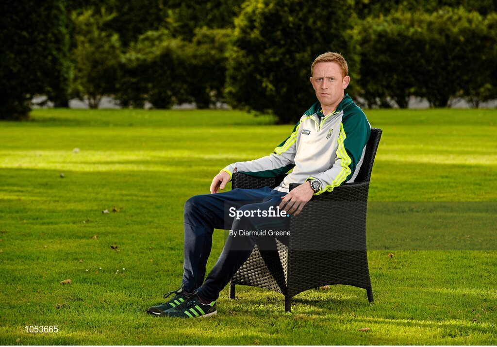 14 September 2015; Kerry's Colm Cooper during a press evening ahead of their GAA Football All-Ireland Senior Championship Final with Dublin. Kerry Senior Football Team Press Conference, Brehon Hotel, Killarney, Co. Kerry. Picture credit: Diarmuid Greene / SPORTSFILE
