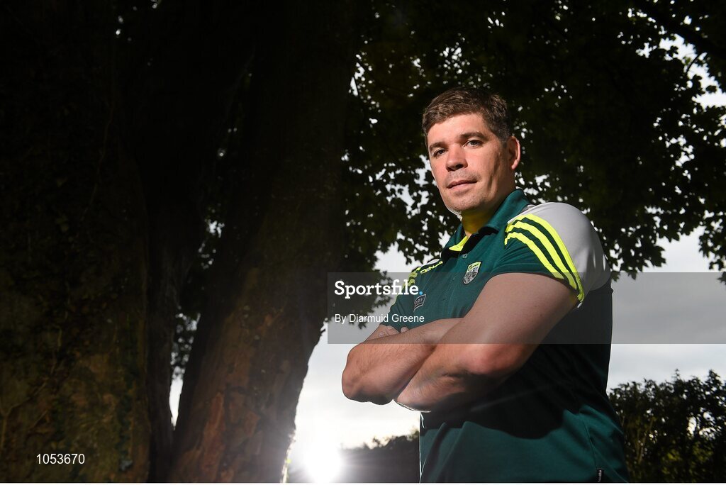 14 September 2015; Kerry manager Eamonn Fitzmaurice during a press evening ahead of their GAA Football All-Ireland Senior Championship Final with Dublin. Kerry Senior Football Team Press Conference, Brehon Hotel, Killarney, Co. Kerry. Picture credit: Diarmuid Greene / SPORTSFILE