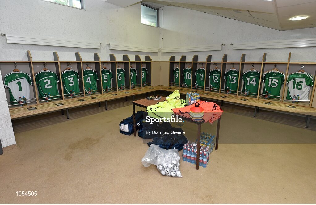 12 September 2015; The Limerick dressing room before the game. Bord Gais Energy GAA Hurling All-Ireland U21 Championship Final, Limerick v Wexford, Semple Stadium, Thurles, Co. Tipperary. Picture credit: Diarmuid Greene / SPORTSFILE