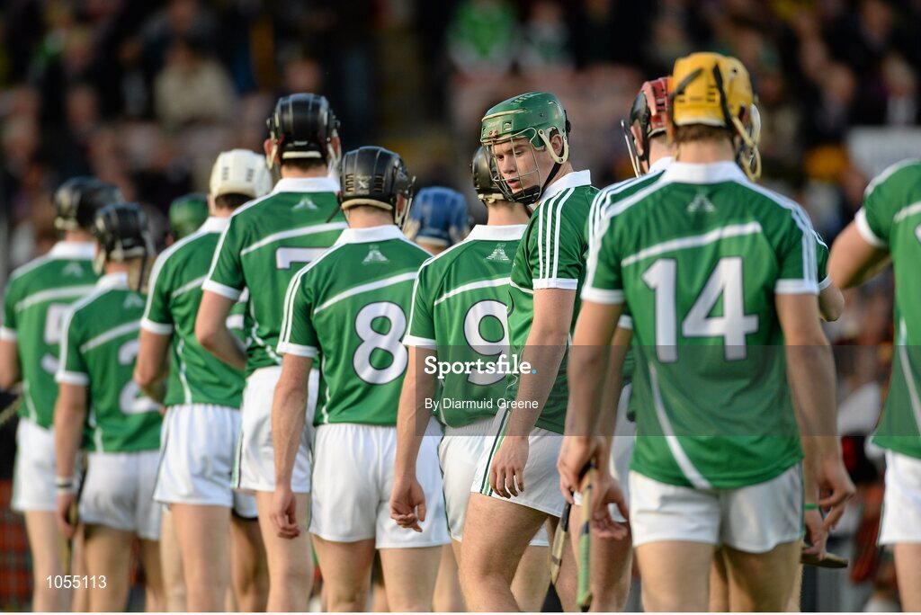 12 September 2015; Ronan Lynch, Limerick, during the pre-match parade. Bord Gais Energy GAA Hurling All-Ireland U21 Championship Final, Limerick v Wexford, Semple Stadium, Thurles, Co. Tipperary. Picture credit: Diarmuid Greene / SPORTSFILE
