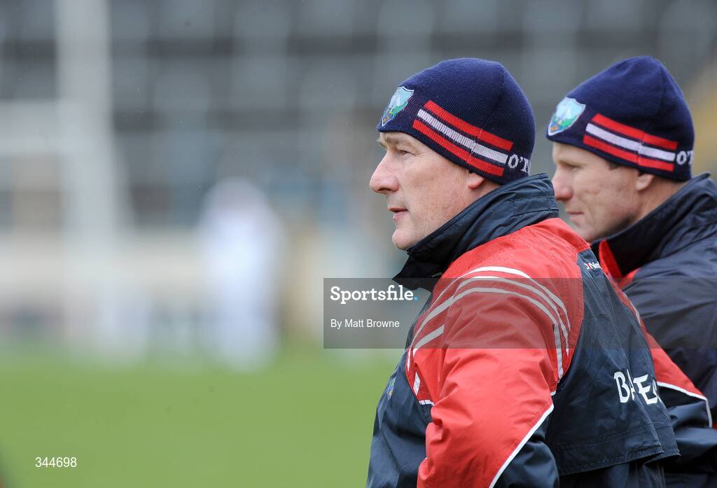 29 March 2009; Louth manager Eamonn McEneaney during the game against Tipperary. Allianz GAA NFL Division 3, Round 6, Tipperary v Louth, Semple Stadium, Thurles, Co. Tipperary. Picture credit: Matt Browne / SPORTSFILE