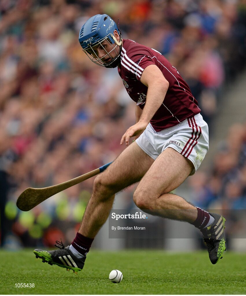 6 September 2015; Johnny Coen, Galway. GAA Hurling All-Ireland Senior Championship Final, Kilkenny v Galway, Croke Park, Dublin. Picture credit: Brendan Moran / SPORTSFILE
