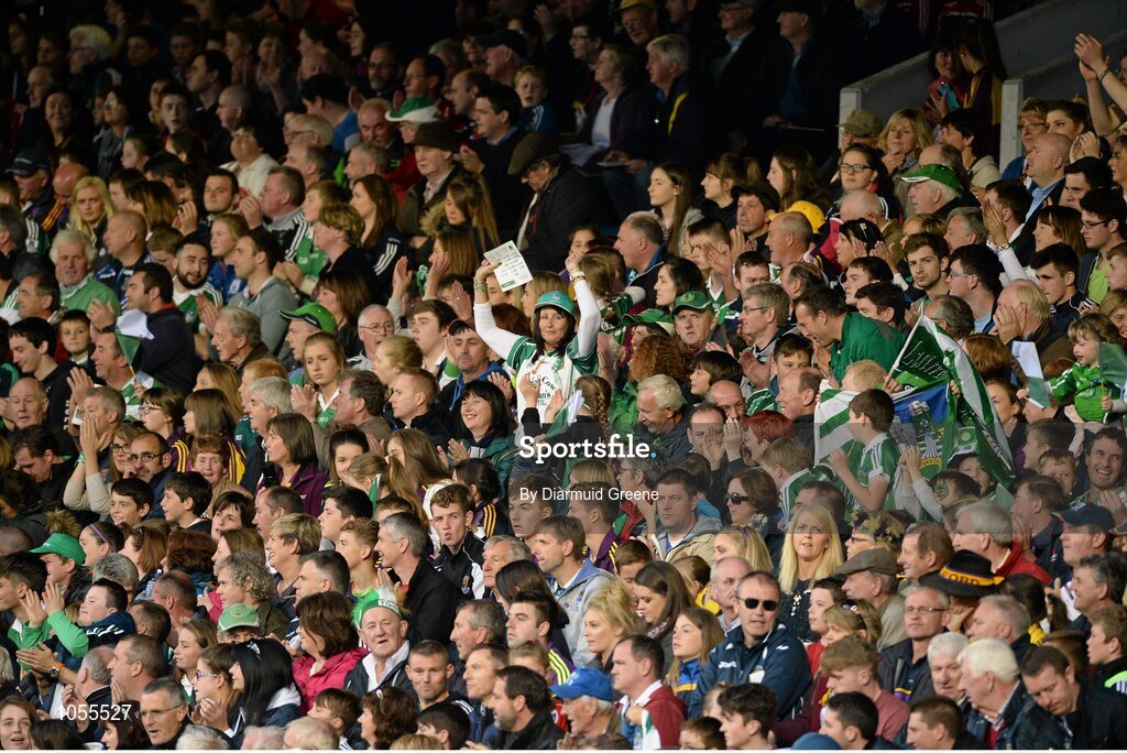 12 September 2015; Supporters look on during the game. Bord Gais Energy GAA Hurling All-Ireland U21 Championship Final, Limerick v Wexford, Semple Stadium, Thurles, Co. Tipperary. Picture credit: Diarmuid Greene / SPORTSFILE