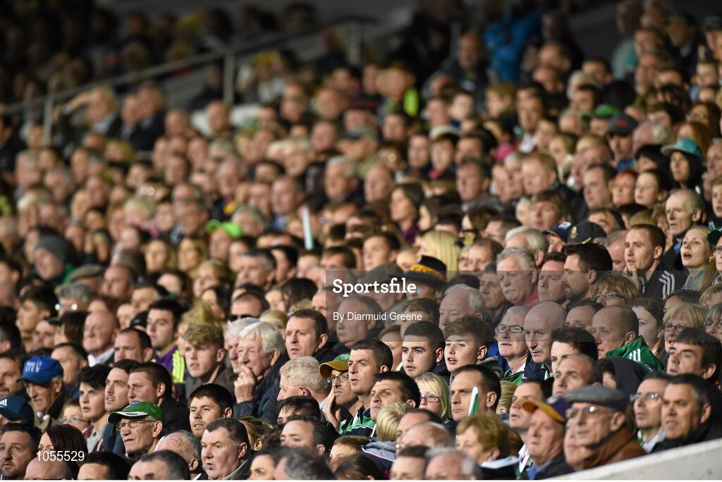 12 September 2015; Supporters look on during the game. Bord Gais Energy GAA Hurling All-Ireland U21 Championship Final, Limerick v Wexford, Semple Stadium, Thurles, Co. Tipperary. Picture credit: Diarmuid Greene / SPORTSFILE