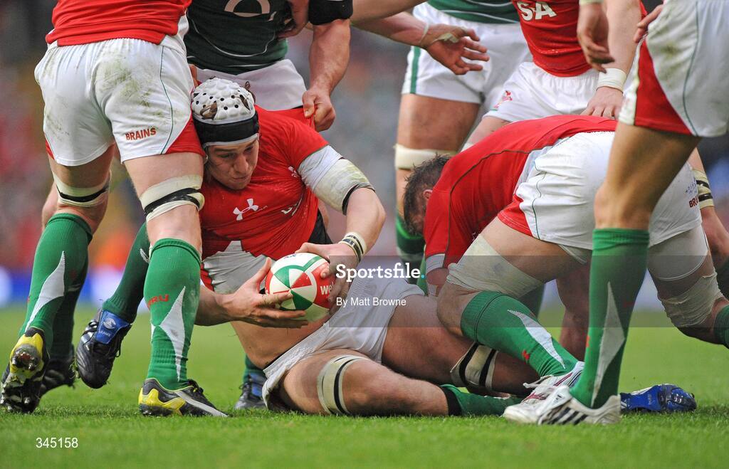 21 March 2009; Ryan Jones, Wales. RBS Six Nations Championship, Wales v Ireland, Millennium Stadium, Cardiff, Wales. Picture credit: Matt Browne / SPORTSFILE