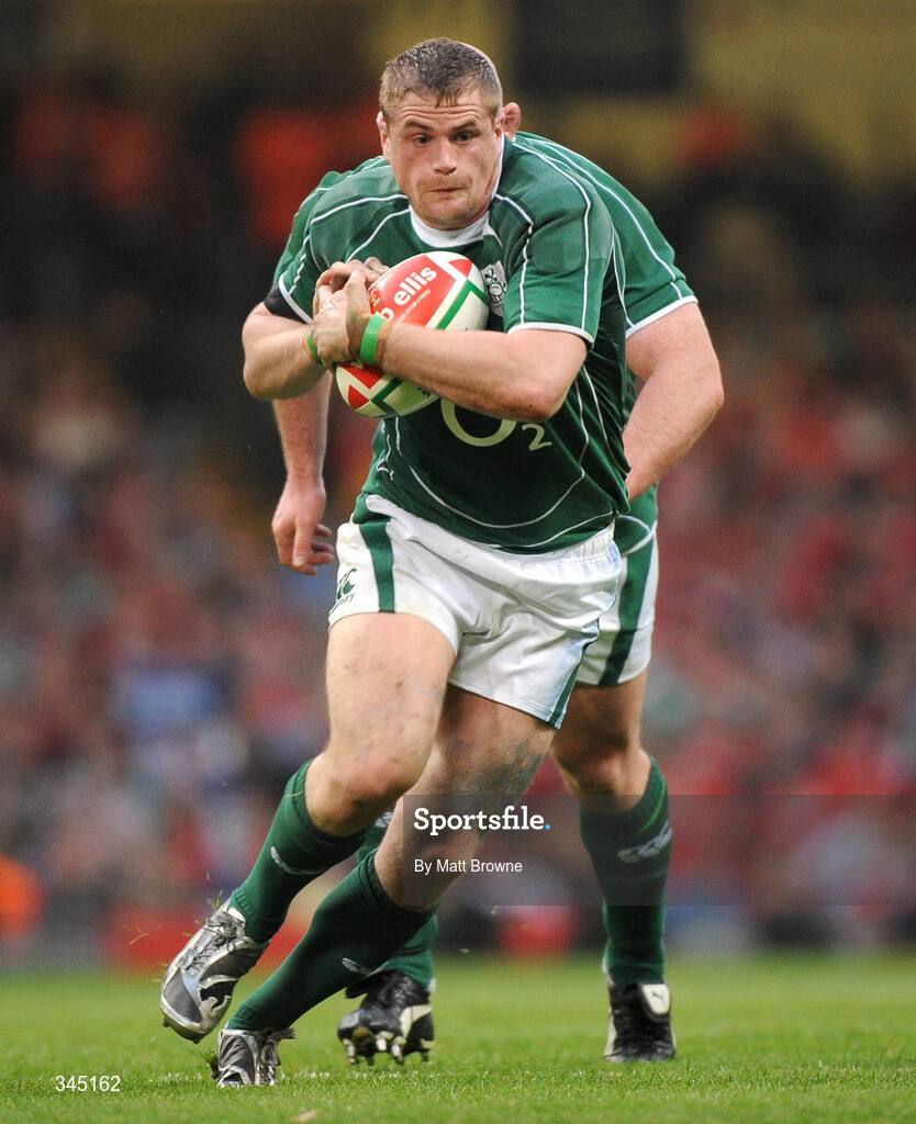 21 March 2009; Jamie Heaslip, Ireland. RBS Six Nations Championship, Wales v Ireland, Millennium Stadium, Cardiff, Wales. Picture credit: Matt Browne / SPORTSFILE