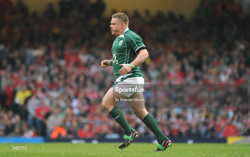 21 March 2009; Tom Court, Ireland. RBS Six Nations Championship, Wales v Ireland, Millennium Stadium, Cardiff, Wales. Picture credit: Brendan Moran / SPORTSFILE