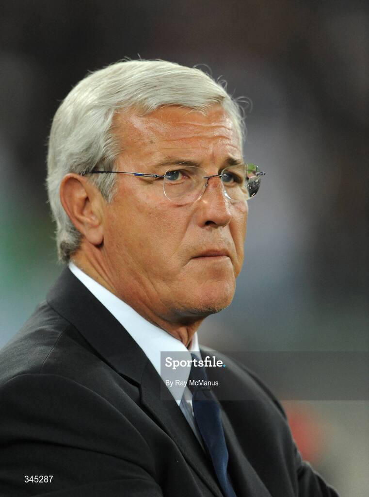 1 April 2009; Italy coach Marcello Lippi. 2010 FIFA World Cup Qualifier, Italy v Republic of Ireland, San Nicola Stadium, Bari, Italy. Picture credit: Ray McManus / SPORTSFILE