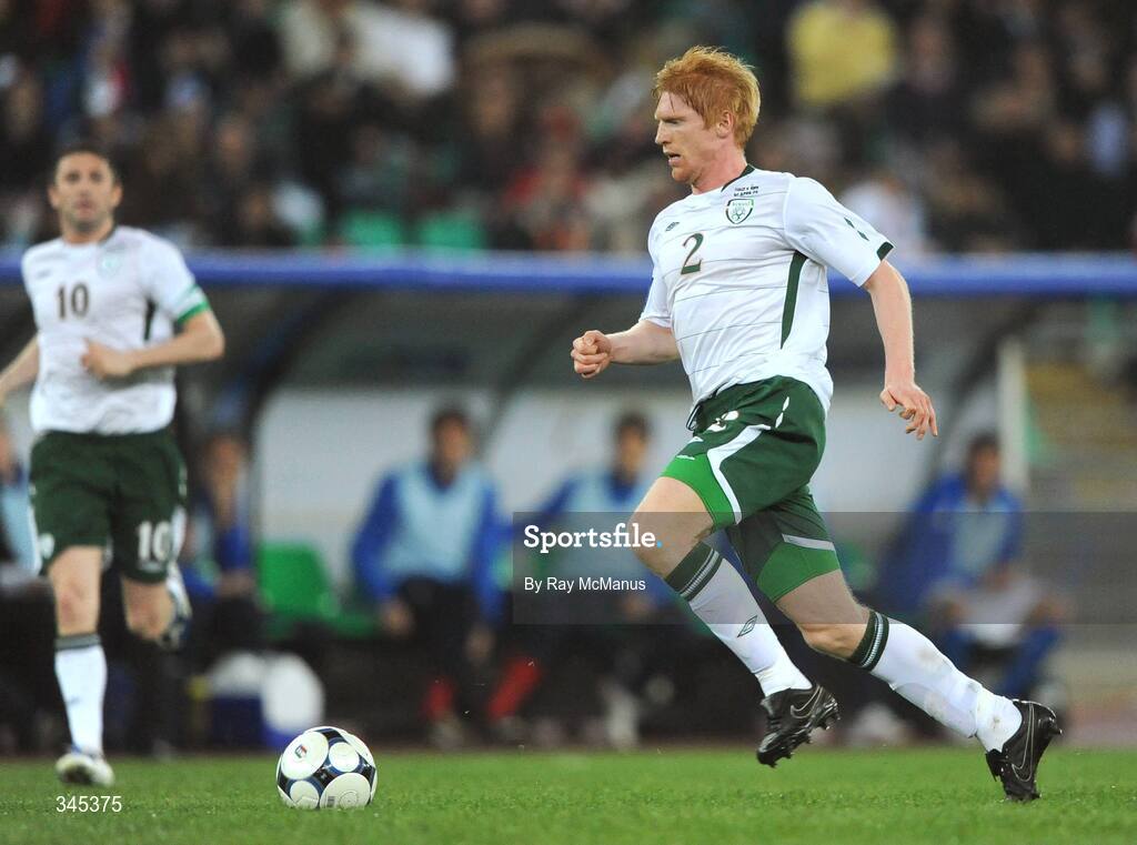 1 April 2009; Paul McShane, Republic of Ireland. 2010 FIFA World Cup Qualifier, Italy v Republic of Ireland, San Nicola Stadium, Bari, Italy. Picture credit: Ray McManus / SPORTSFILE