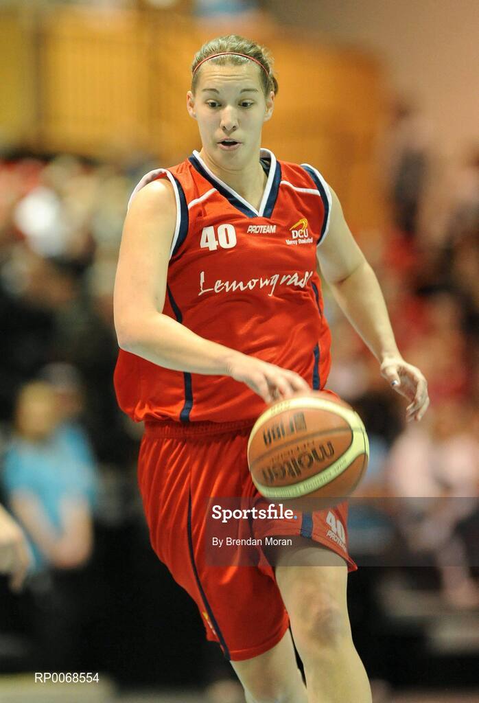 28 March 2009; Jill Martin, DCU Mercy. Basketball Ireland’s Women’s Superleague Final, DCU Mercy v Team Montenotte Hotel Cork, Aura Complex, Letterkenny, Co. Donegal. Picture credit: Brendan Moran / SPORTSFILE