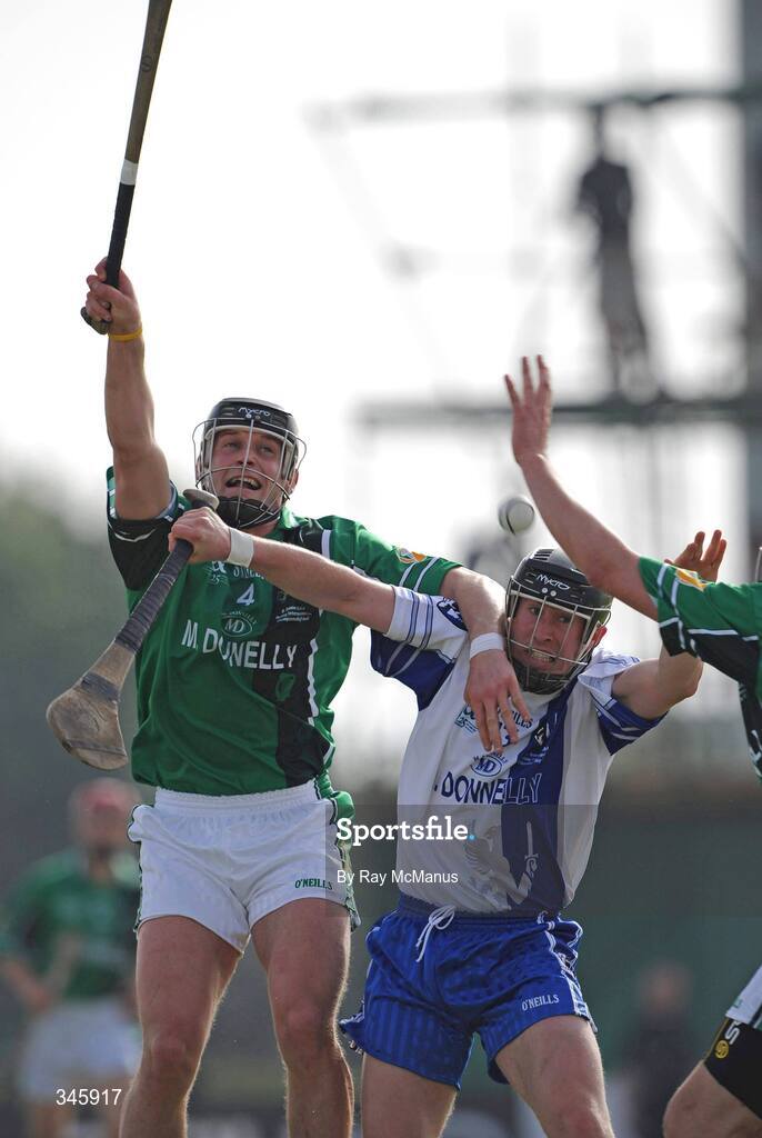 14 March 2009; Jackie Tyrrell, Leinste, in action against Adrian Cullinane, Connacht. M Donnelly Interprovincial Hurling Final presented by Etihad Airways, Leinster v Connacht, Ghantoot Racing and Polo Club, Abu Dhabi, United Arab Emirates. Picture credit: Ray McManus / SPORTSFILE