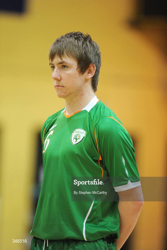 22 February 2009; Alan Lynch, Republic of Ireland. UEFA Futsal Championship 2010 Qualifying Tournament, Republic of Ireland v Kazakhstan. National Basketball Arena, Tallaght. Picture credit: Stephen McCarthy / SPORTSFILE