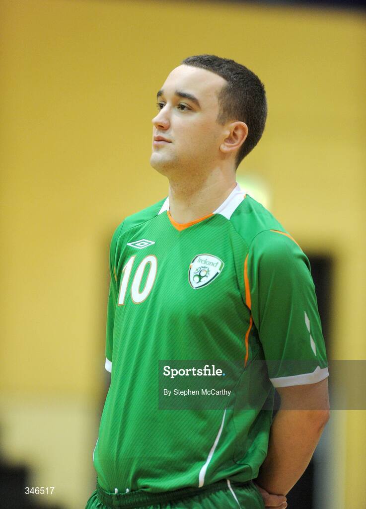 22 February 2009; Philip McDonagh, Republic of Ireland. UEFA Futsal Championship 2010 Qualifying Tournament, Republic of Ireland v Kazakhstan. National Basketball Arena, Tallaght. Picture credit: Stephen McCarthy / SPORTSFILE