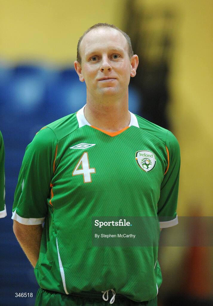 22 February 2009; Thomas Morgan, Republic of Ireland. UEFA Futsal Championship 2010 Qualifying Tournament, Republic of Ireland v Kazakhstan. National Basketball Arena, Tallaght. Picture credit: Stephen McCarthy / SPORTSFILE