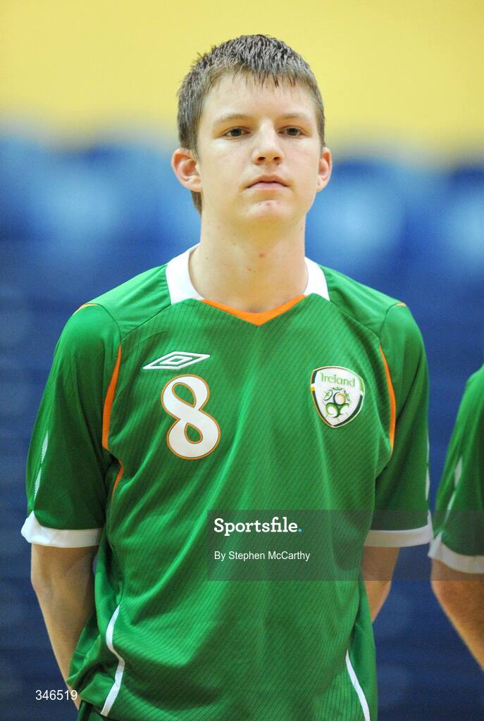 22 February 2009; Ian Byrne, Republic of Ireland. UEFA Futsal Championship 2010 Qualifying Tournament, Republic of Ireland v Kazakhstan. National Basketball Arena, Tallaght. Picture credit: Stephen McCarthy / SPORTSFILE