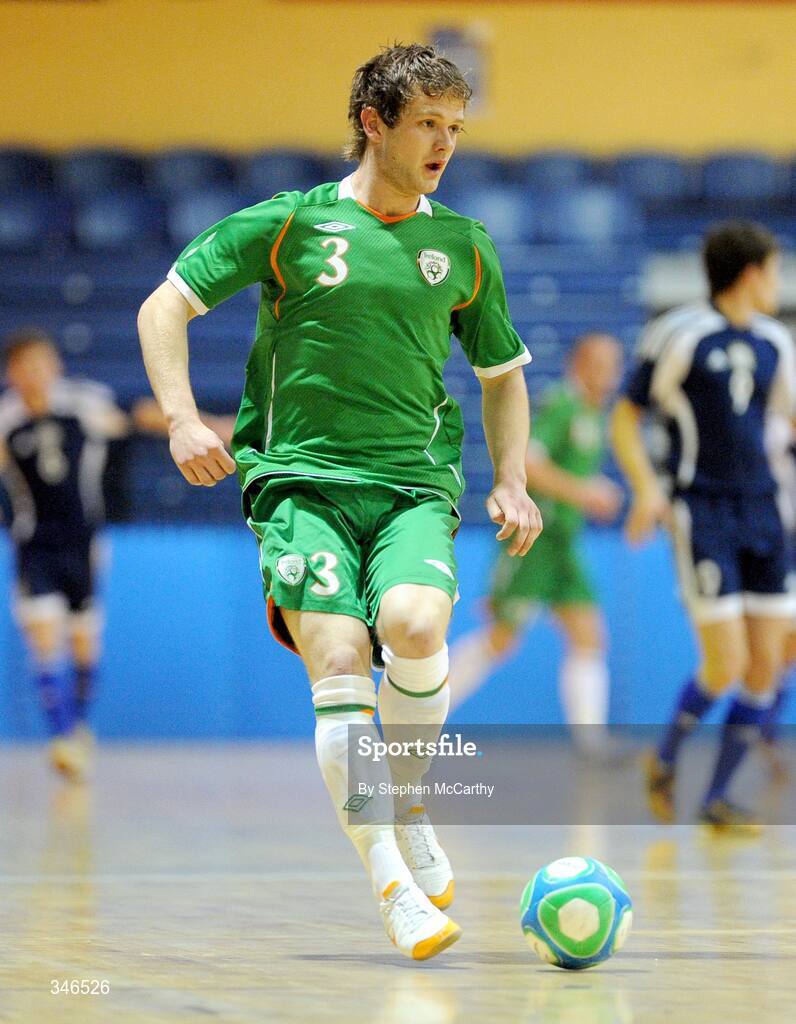 22 February 2009; Dane Massey, Republic of Ireland. UEFA Futsal Championship 2010 Qualifying Tournament, Republic of Ireland v Kazakhstan. National Basketball Arena, Tallaght. Picture credit: Stephen McCarthy / SPORTSFILE
