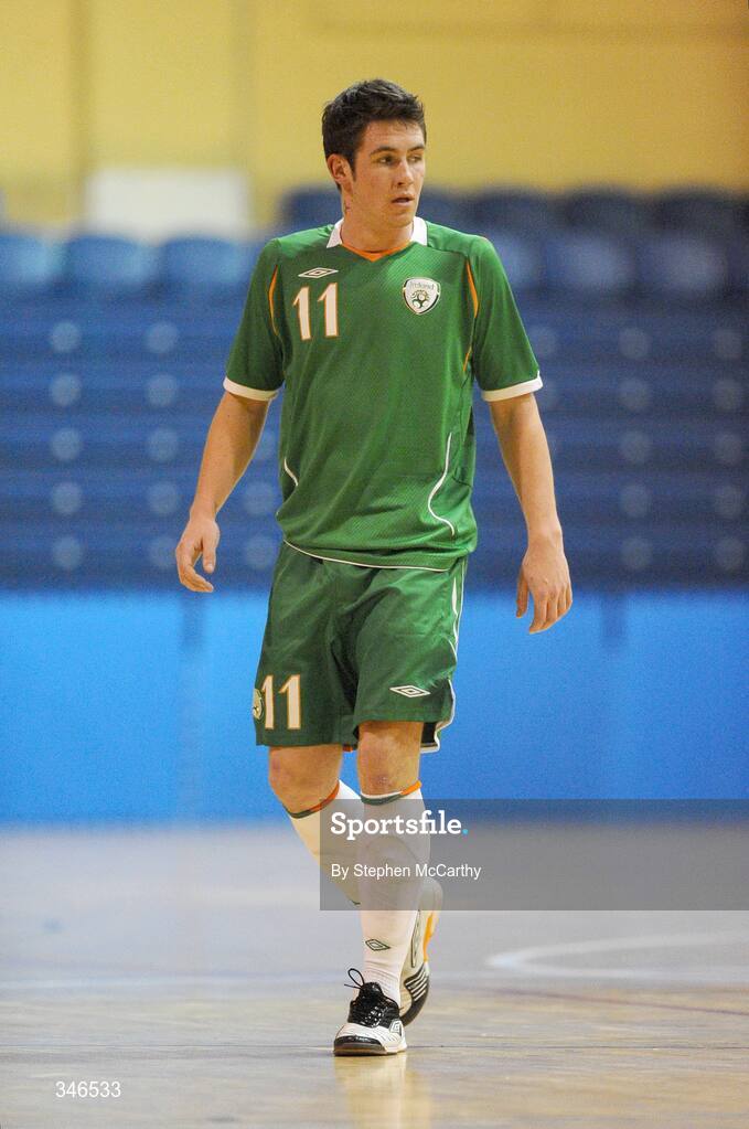 22 February 2009; Anthony Kane, Republic of Ireland. UEFA Futsal Championship 2010 Qualifying Tournament, Republic of Ireland v Kazakhstan. National Basketball Arena, Tallaght. Picture credit: Stephen McCarthy / SPORTSFILE