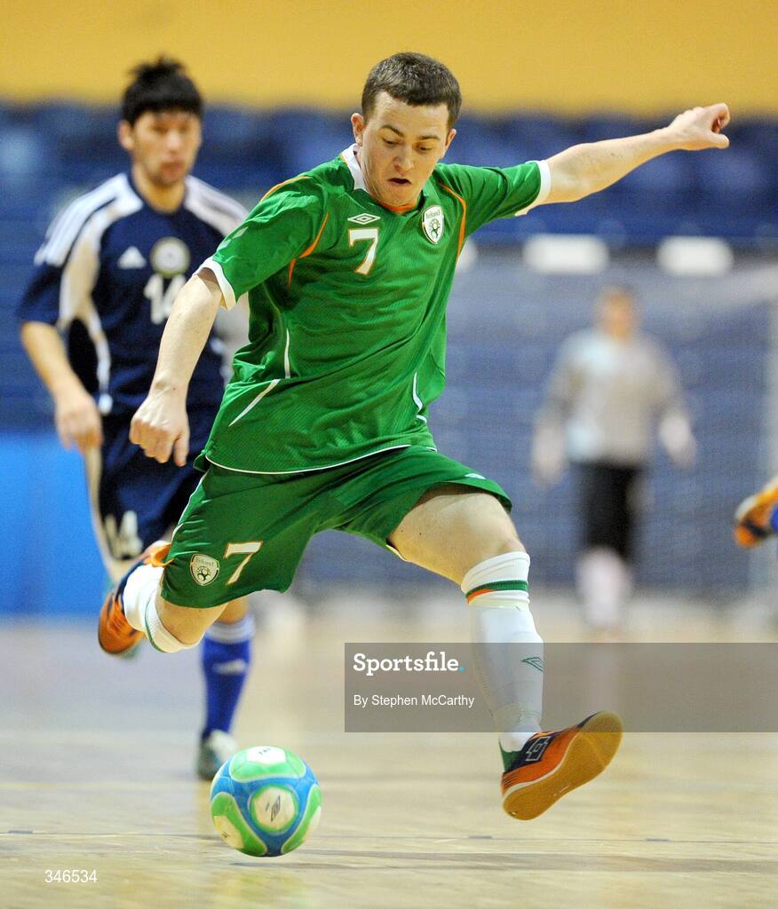 22 February 2009; Gary McCabe, Republic of Ireland. UEFA Futsal Championship 2010 Qualifying Tournament, Republic of Ireland v Kazakhstan. National Basketball Arena, Tallaght. Picture credit: Stephen McCarthy / SPORTSFILE