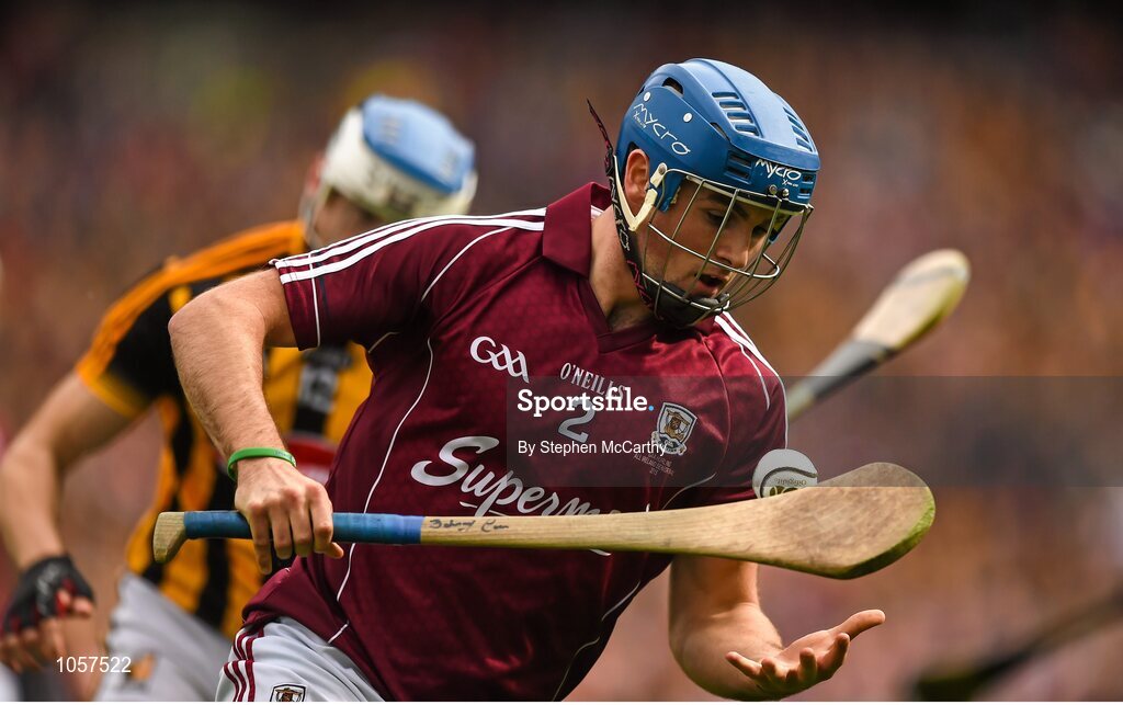 6 September 2015; Johnny Coen, Galway. GAA Hurling All-Ireland Senior Championship Final, Kilkenny v Galway. Croke Park, Dublin. Picture credit: Stephen McCarthy / SPORTSFILE