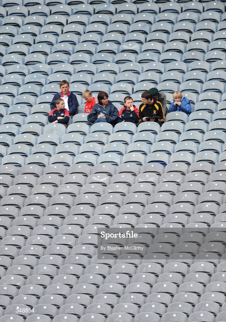 26 April 2009; Supporters await the start of the match. Allianz GAA National Football League, Division 2 Final, Cork v Monaghan, Croke Park, Dublin. Picture credit: Stephen McCarthy / SPORTSFILE