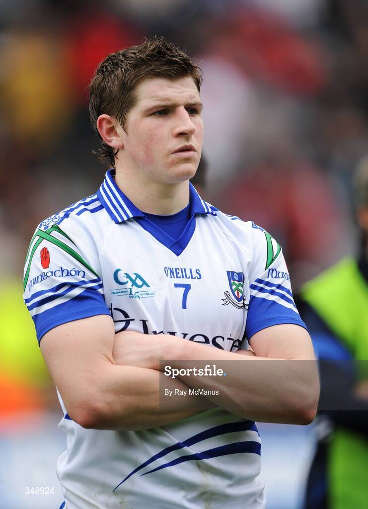 26 April 2009; Monaghan's Darren Hughes during the cup presentation. Allianz GAA National Football League, Division 2 Final, Cork v Monaghan, Croke Park, Dublin. Picture credit: Ray McManus / SPORTSFILE
