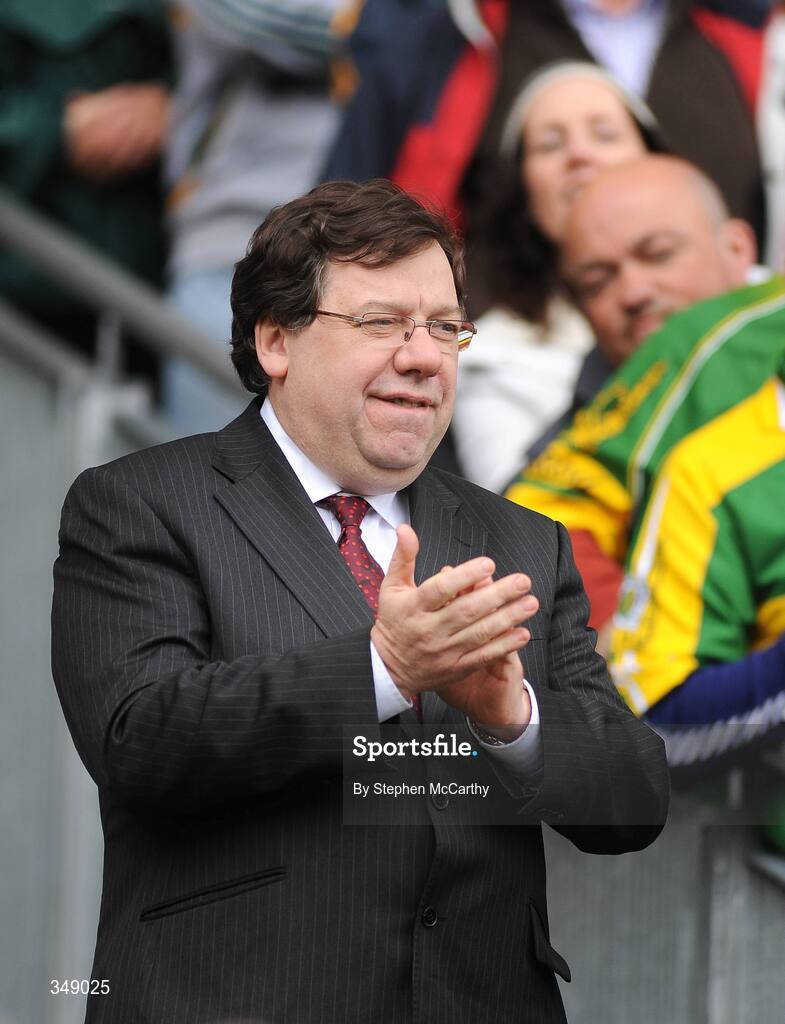 26 April 2009; An Taoiseach, Brian Cowen, T.D. Allianz GAA National Football League, Division 1 Final, Kerry v Derry, Croke Park, Dublin. Picture credit: Stephen McCarthy / SPORTSFILE