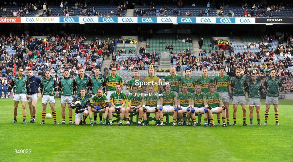 26 April 2009; The Kerry squad. Allianz GAA National Football League, Division 1 Final, Kerry v Derry, Croke Park, Dublin. Picture credit: Ray McManus / SPORTSFILE