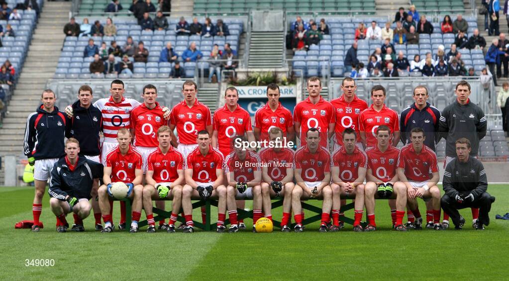 26 April 2009; The Cork squad. Allianz GAA National Football League, Division 2 Final, Cork v Monaghan, Croke Park, Dublin. Picture credit: Brendan Moran / SPORTSFILE