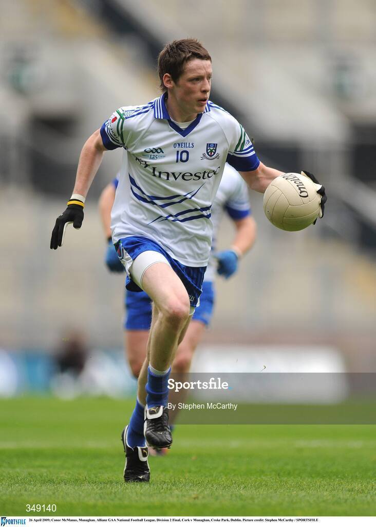 26 April 2009; Conor McManus, Monaghan. Allianz GAA National Football League, Division 2 Final, Cork v Monaghan, Croke Park, Dublin. Picture credit: Stephen McCarthy / SPORTSFILE