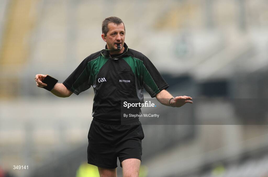 26 April 2009; Referee Syl Doyle, Wexford. Allianz GAA National Football League, Division 2 Final, Cork v Monaghan, Croke Park, Dublin. Picture credit: Stephen McCarthy / SPORTSFILE