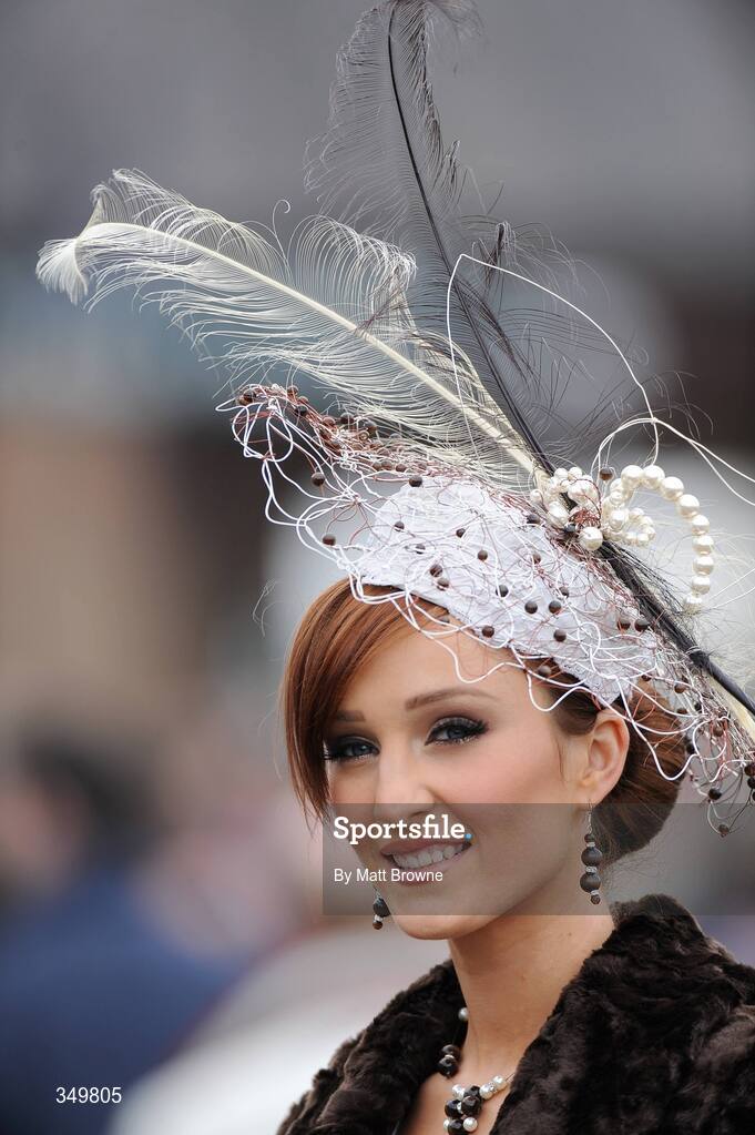 29 April 2009; Dearbhla Hogan, from Castleknock, Co. Dublin, at the 2009 Punchestown Irish National Hunt Festival, Punchestown Racecourse, Co. Kildare. Picture credit: Matt Browne / SPORTSFILE