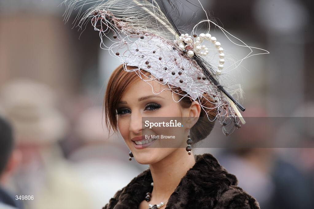29 April 2009; Dearbhla Hogan, from Castleknock, Co. Dublin, at the 2009 Punchestown Irish National Hunt Festival, Punchestown Racecourse, Co. Kildare. Picture credit: Matt Browne / SPORTSFILE