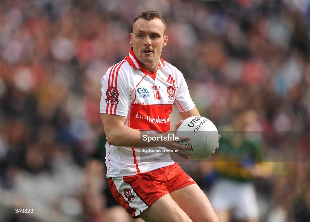 26 April 2009; Paddy Bradley, Derry. Allianz GAA National Football League, Division 1 Final, Kerry v Derry, Croke Park, Dublin. Picture credit: Brendan Moran / SPORTSFILE
