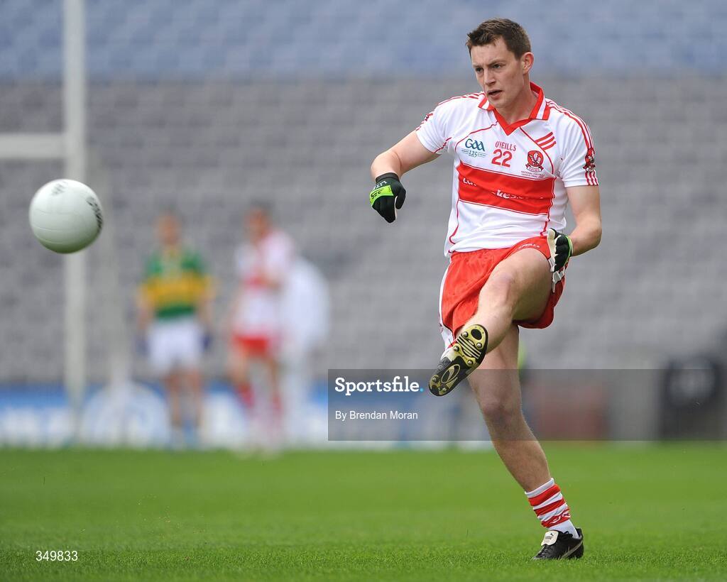 26 April 2009; James Kielt, Derry. Allianz GAA National Football League, Division 1 Final, Kerry v Derry, Croke Park, Dublin. Picture credit: Brendan Moran / SPORTSFILE